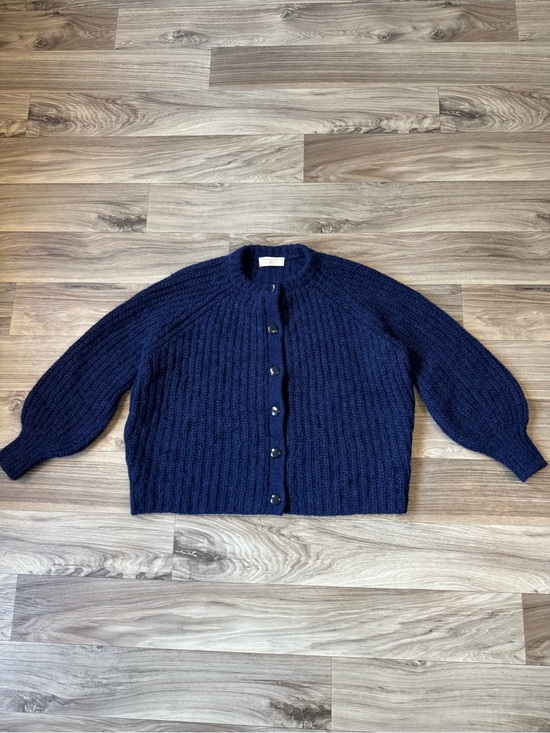 Sezane Sweaters - Sezane Emile Cardigan in Navy Size Medium